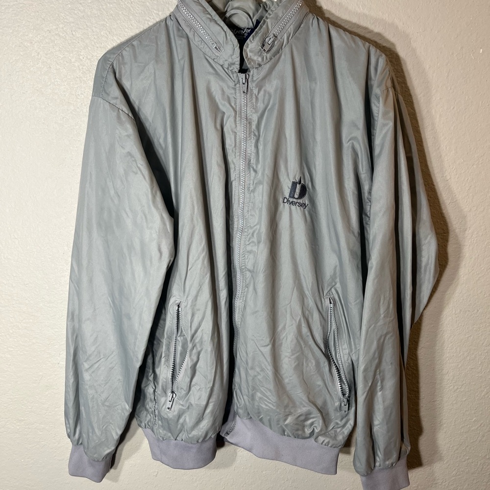 Vintage Gray Men's Windbreaker